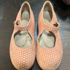 Girls' Bonpoint Pink Polka Dot Mary Jane Shoes
